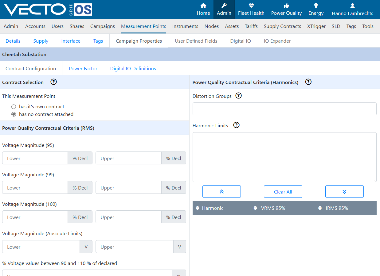 VGOS Reports Screenshot