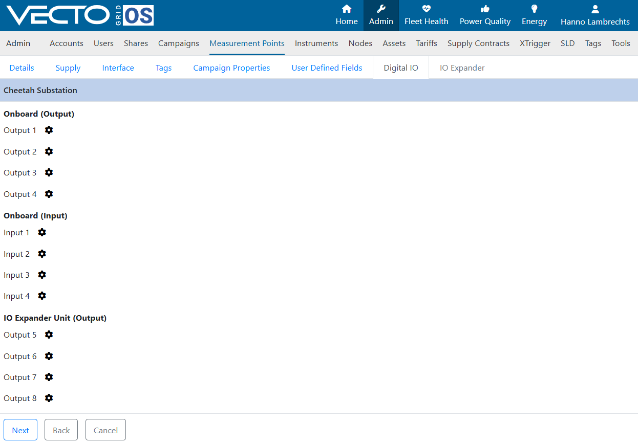 VGOS Reports Screenshot