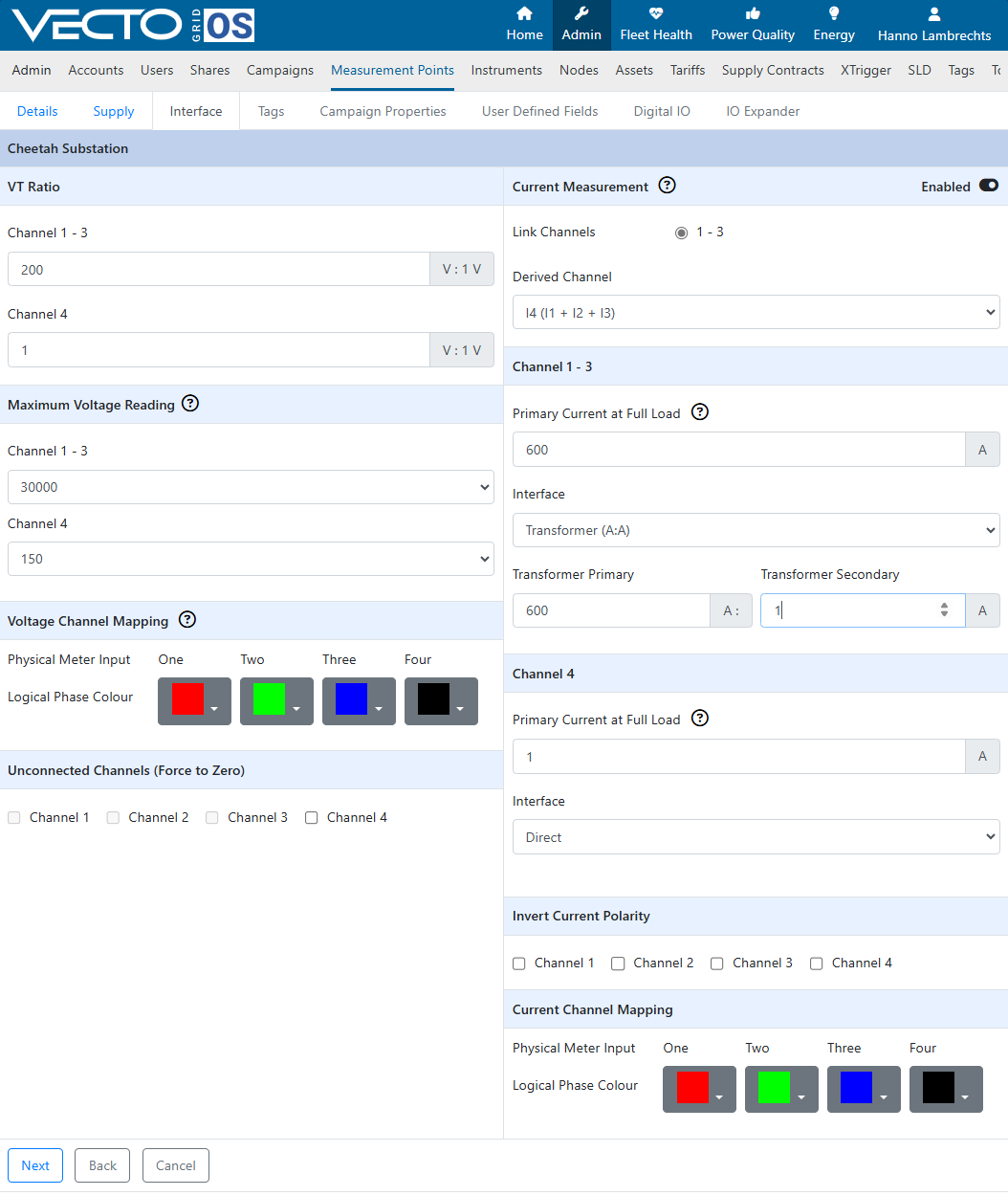VGOS Reports Screenshot