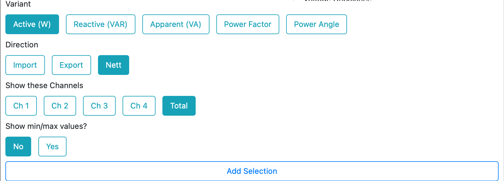 RMS selection